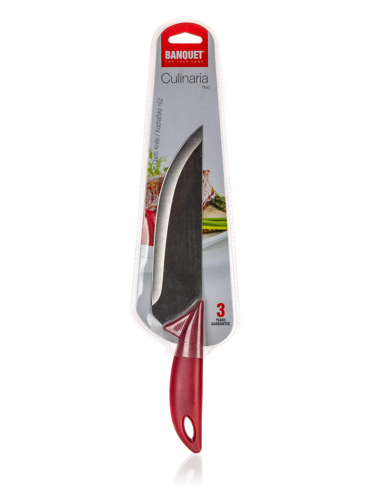 nůž kuchařský 17cm CULINARIA RED 0.15 Kg MTA MAXMIX Sklad14 268512