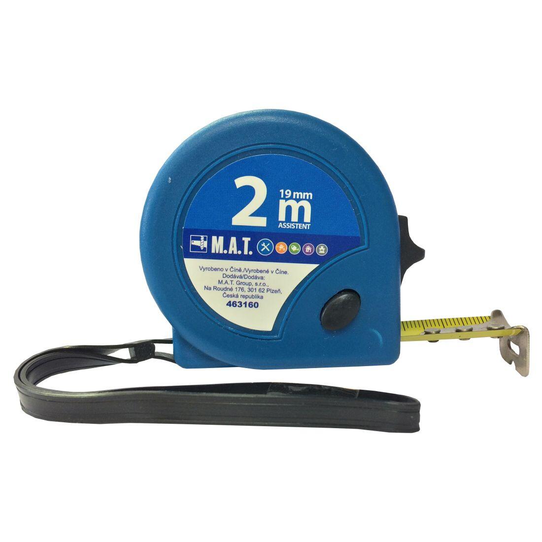 metr stáčecí  2.0m/19mm ASSISTENT 0.12 Kg MTA MAXMIX Sklad14 463160