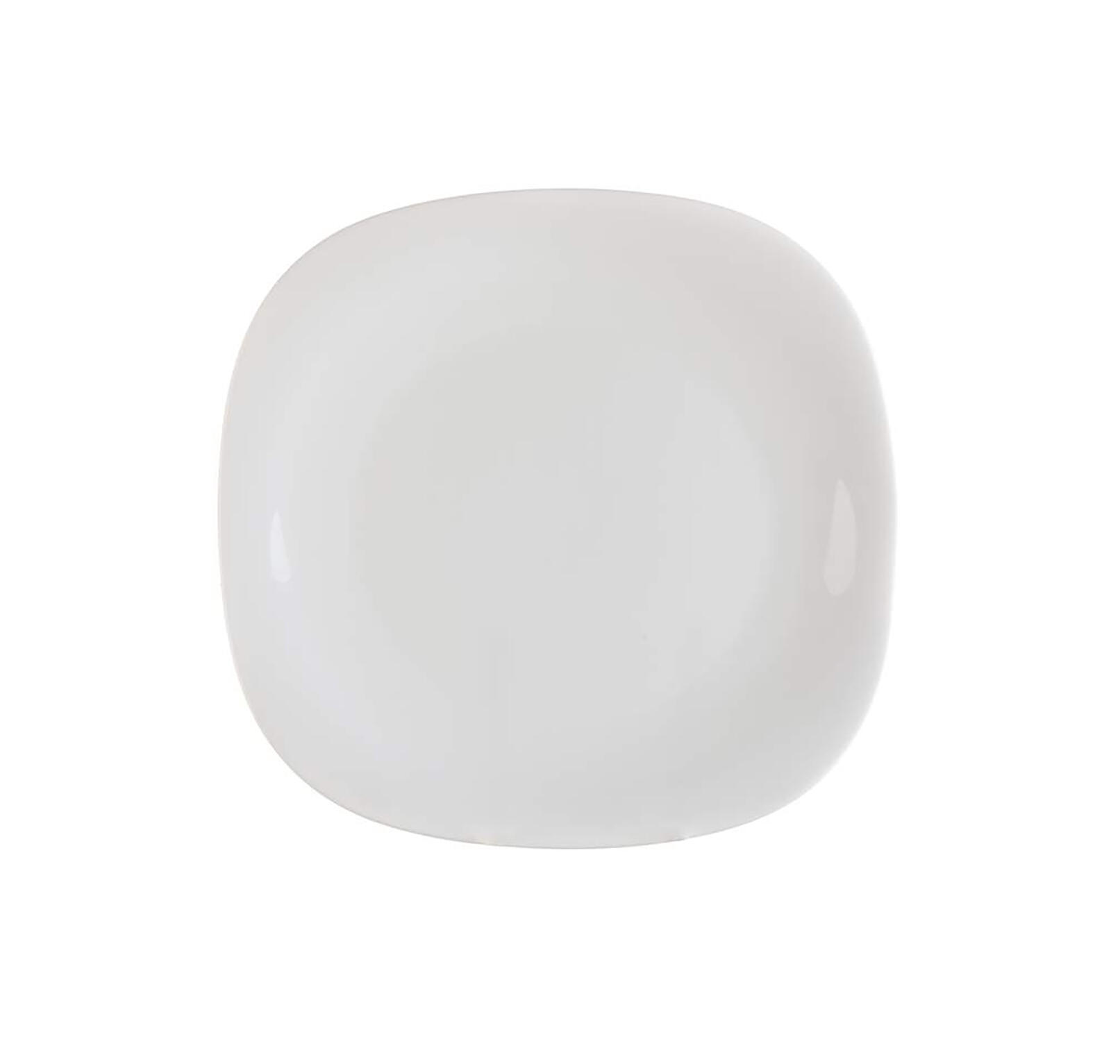 talíř dezertní skleněný PARMA 20x20cm BÍ 0.25 Kg MTA MAXMIX Sklad14 368244