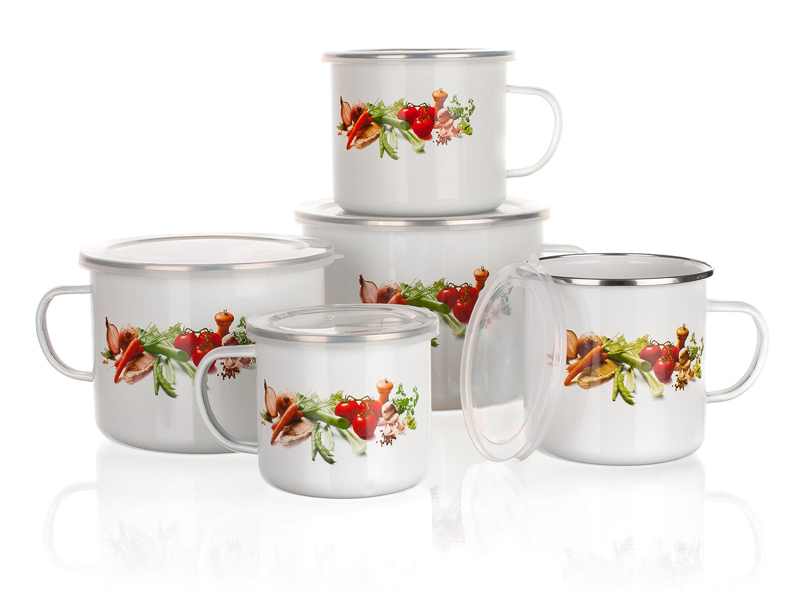 hrnek smalt pr.11cm 0,7l ZELENINA + PH víčko 0.17 Kg MTA MAXMIX Sklad14 368254