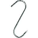 hák řeznický 160x6,0mm pu Sn  (10ks) 0.6Kg MAT MAXMIX Sklad14 459935
