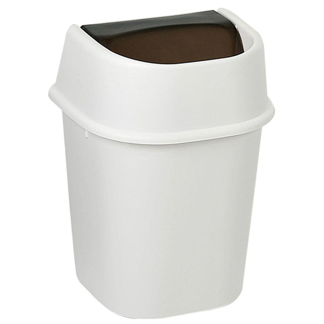 koš odpadkový výklopný  3l čtverc.PH BÍ 0.33 Kg MAXMIX Sklad14 389945