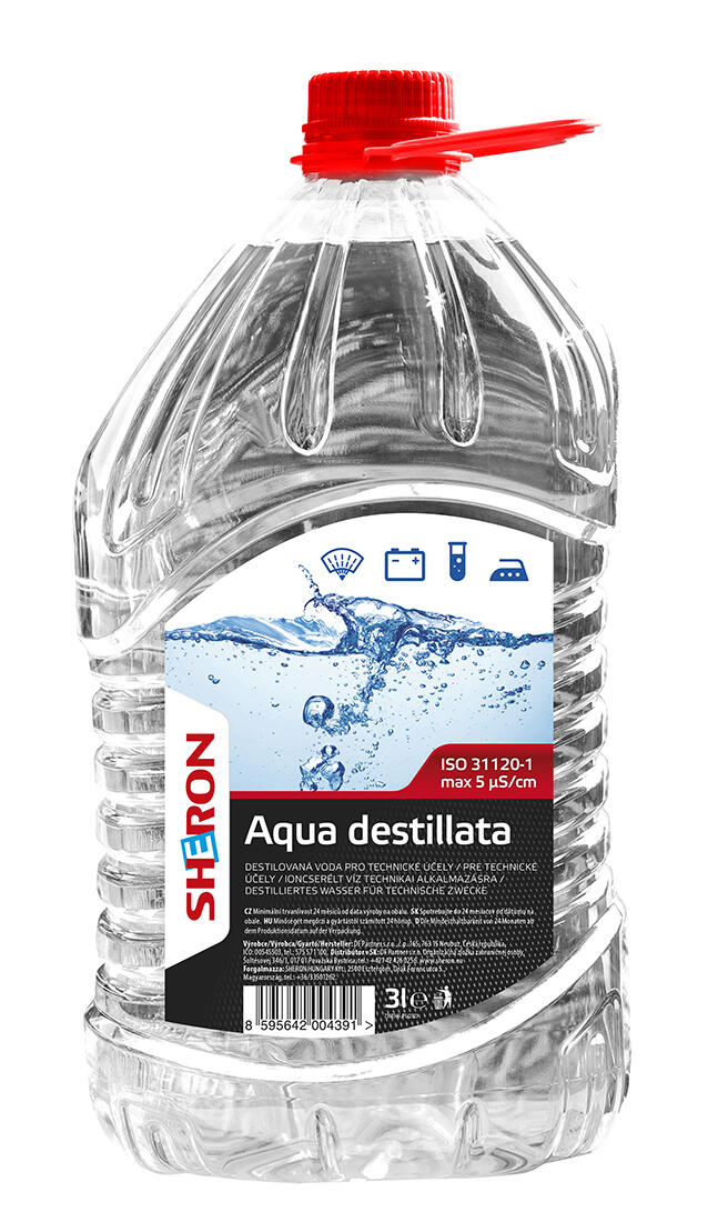 voda destilovaná 3l 3.07Kg MAT MAXMIX Sklad14 269635