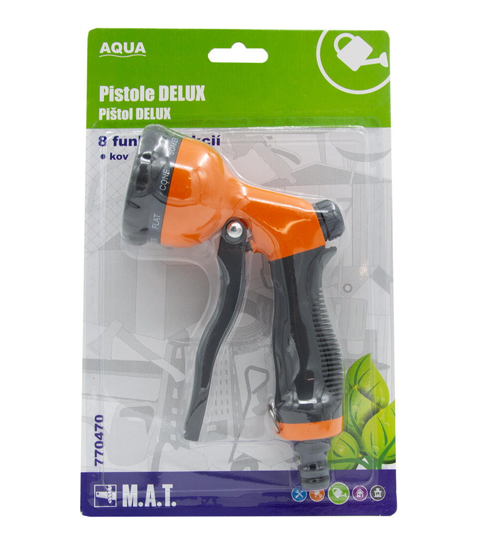 pistole  8 funkcí DELUX kov  AQUA 0.35 Kg MTA MAXMIX Sklad14 770470