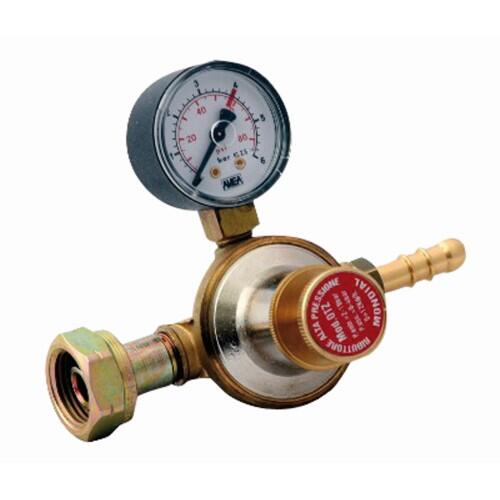 ventil redukční PB s manometrem 4bar 0.45Kg MAT MAXMIX Sklad14 963749