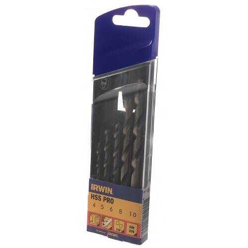vrták do kovu sada HSS PRO 4,0-10,0mm 5díl. IRWIN 0.17 Kg MTA MAXMIX Sklad14 471492