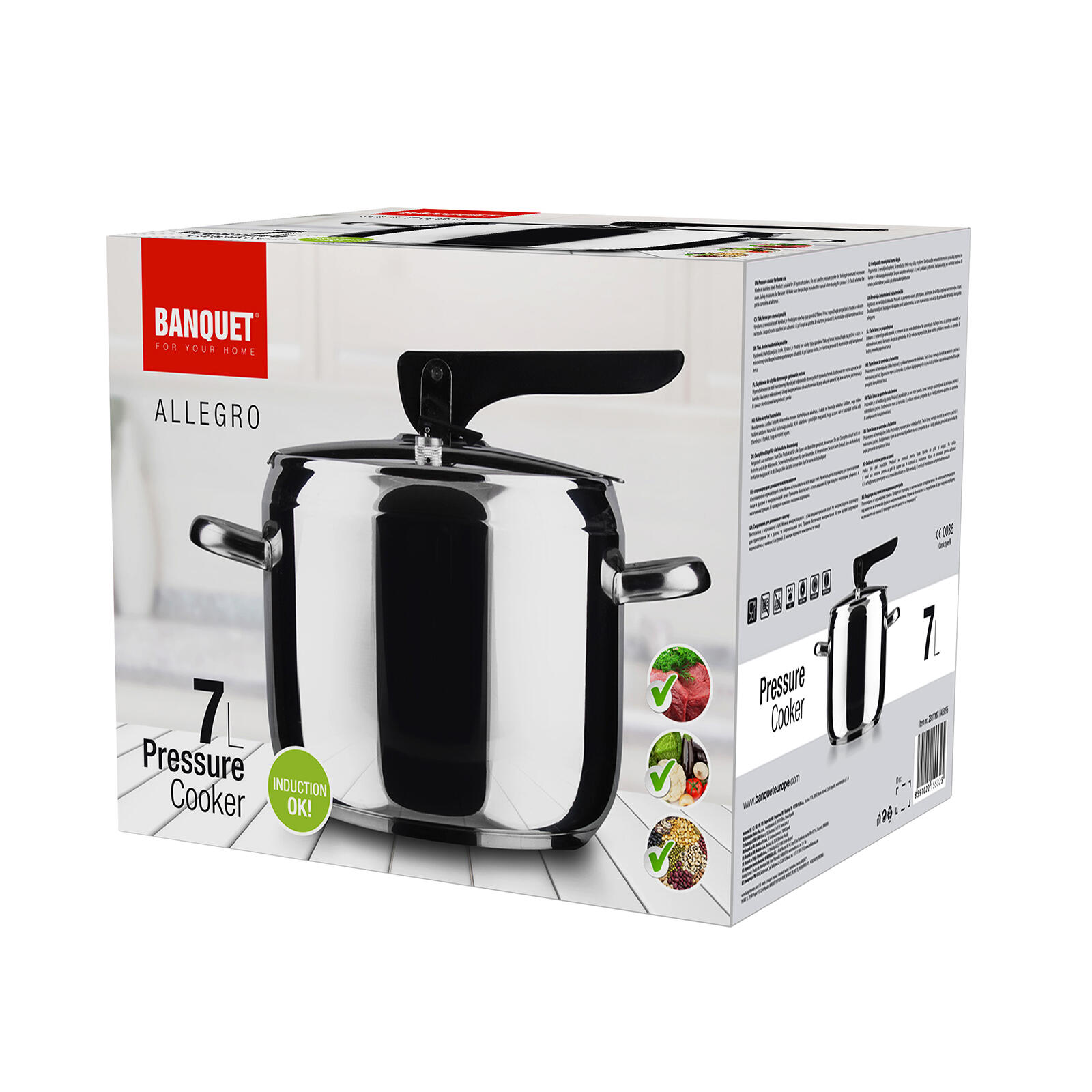 hrnec tlakový 7l ALLEGRO nerez