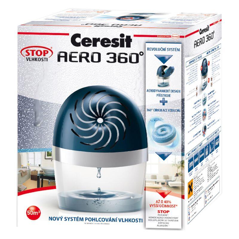 pohlcovač vlhkosti 1+450g AERO 360° CERESIT 0.83 Kg MTA MAXMIX Sklad14 507262