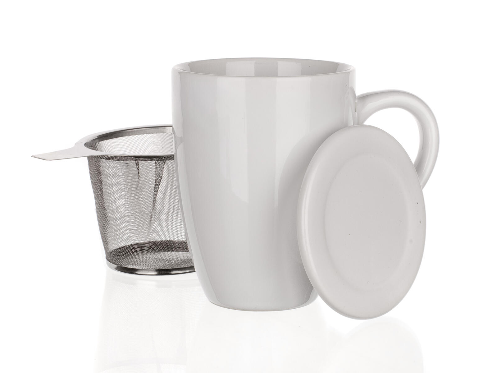 hrnek 350ml BÍ keramický, víčko+nerez sítko 0.57 Kg MTA MAXMIX Sklad14 368433