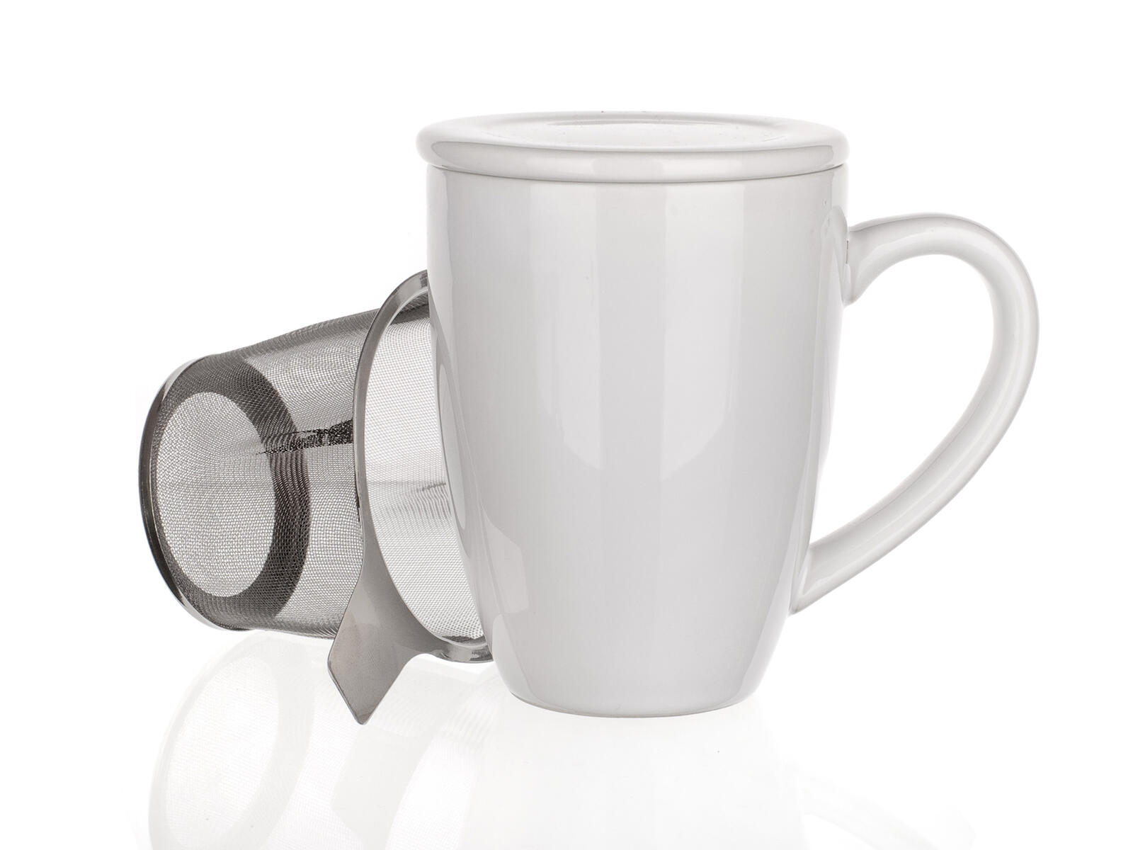 hrnek 350ml BÍ keramický, víčko+nerez sítko 0.57 Kg MTA MAXMIX Sklad14 368433