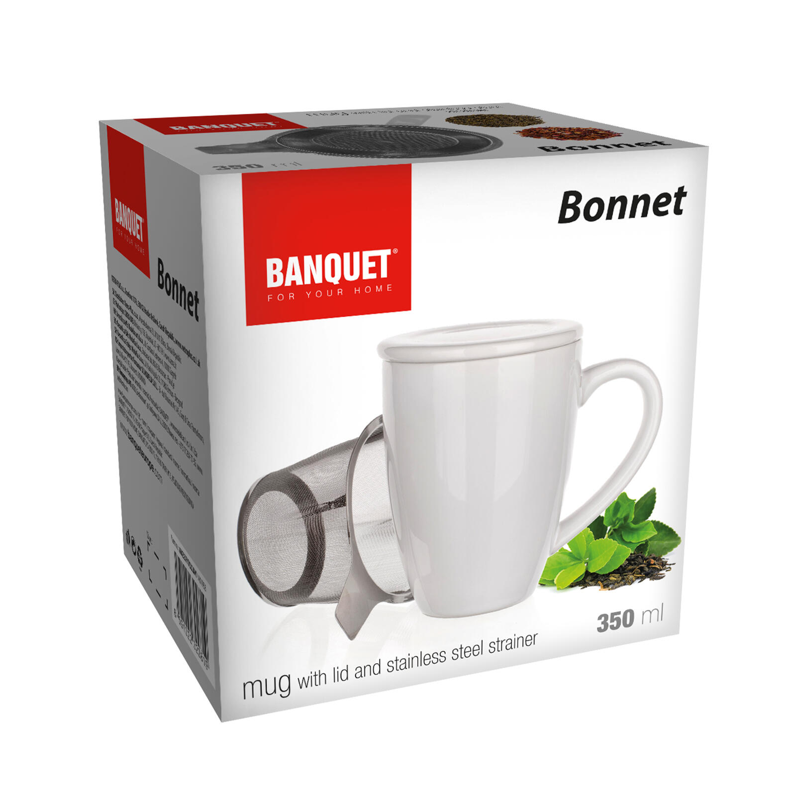 hrnek 350ml BÍ keramický, víčko+nerez sítko 0.57 Kg MTA MAXMIX Sklad14 368433