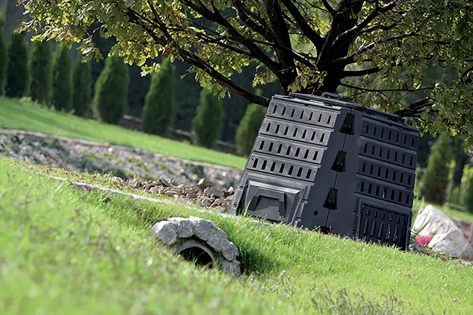 kompostér  900l BIOCOMPO ČER (S411) 15 Kg MTA MAXMIX Sklad14 344707