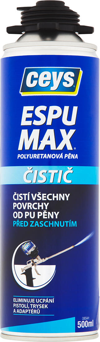 čistič PUR pěny 500ml CEYS 0.49 Kg MTA MAXMIX Sklad14 505820