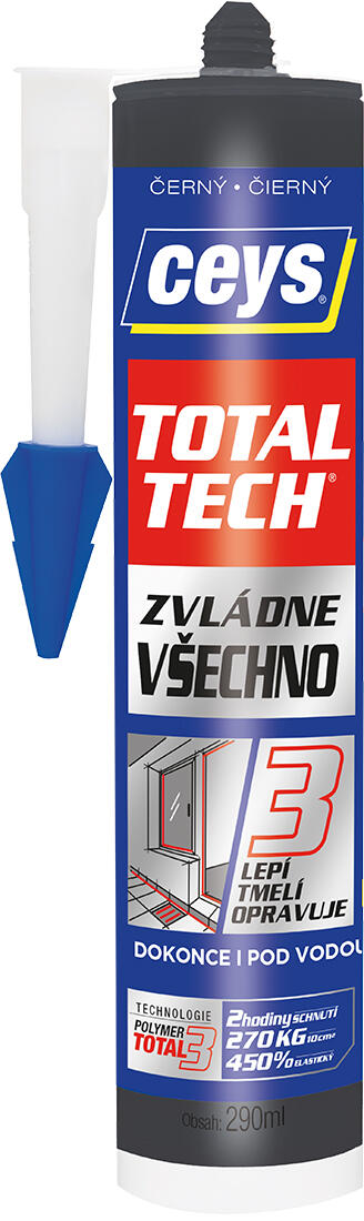 lepidlo univerzální a tmel 290ml TOTAL TECH ČER CEYS 0.51 Kg MAXMIX Sklad14 505417 69