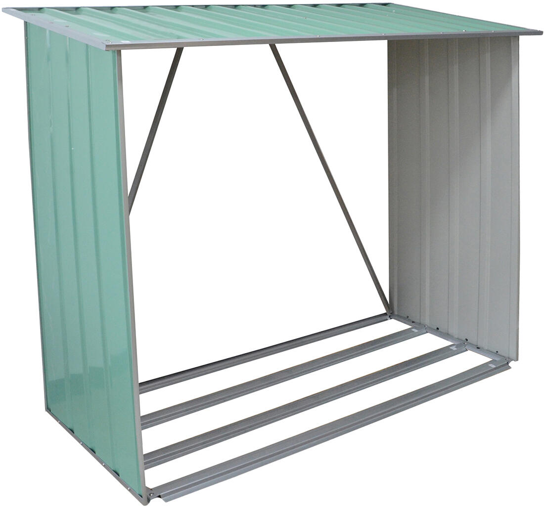 přístřešek na dřevo 189x76x191cm plech ZE 22 Kg MTA MAXMIX Sklad14 794096