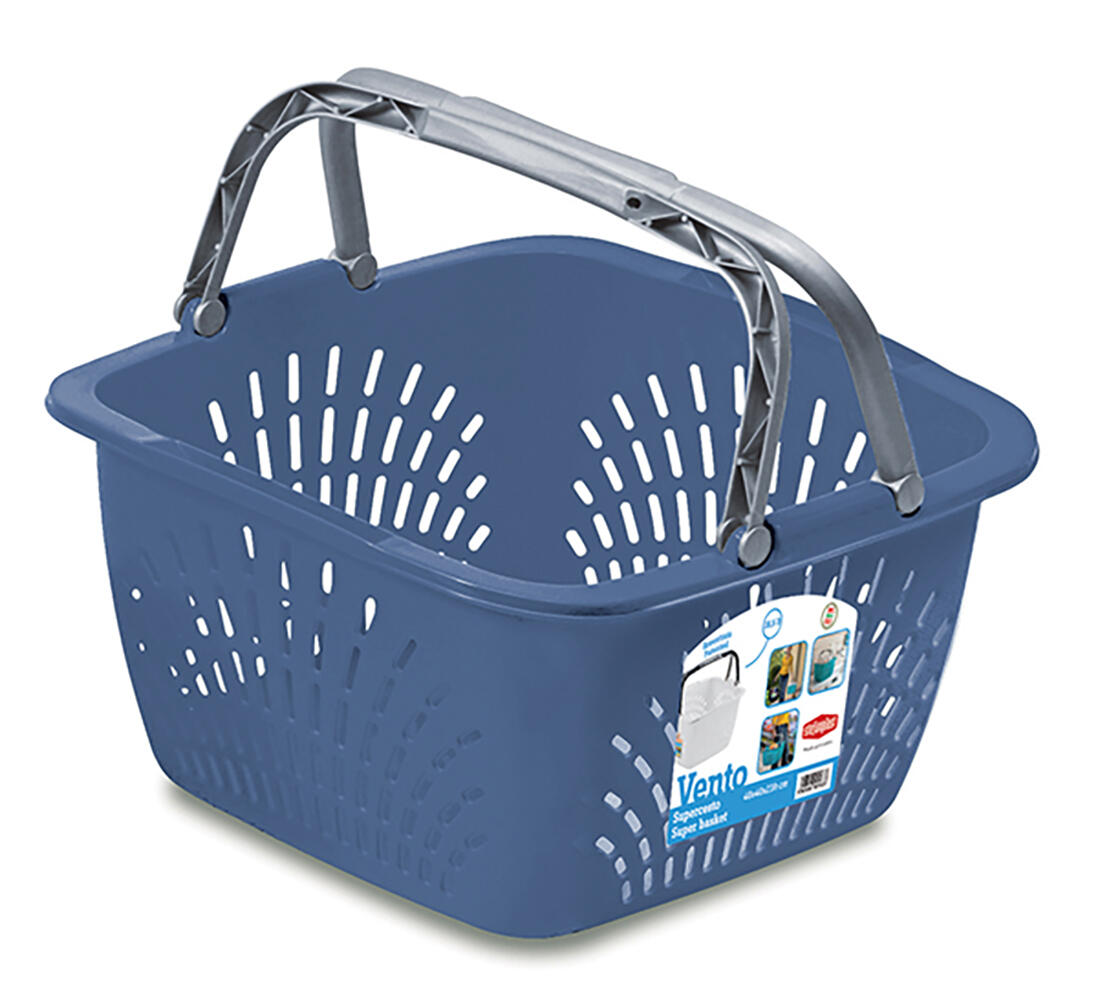 košík VENTO 2 držadla 40x40x23cm PH mix barev, nosnost 15kg 0.71 Kg MTA MAXMIX Sklad14 249011