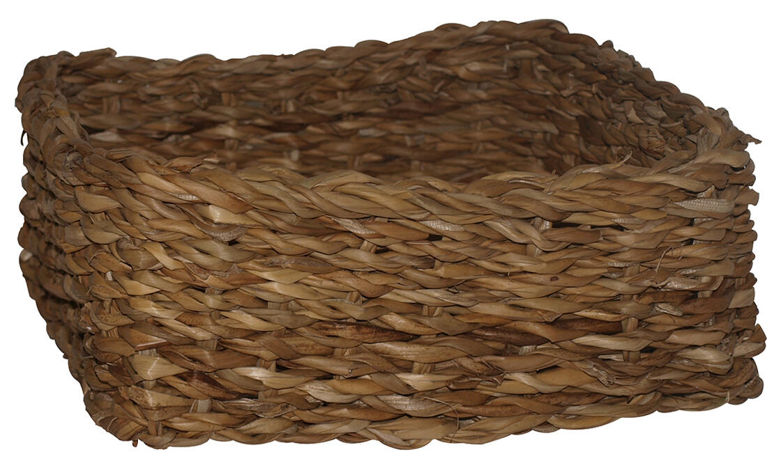 košík hranatý nízký velký 26x26x12cm mořská tráva 0.25Kg MAT MAXMIX Sklad14 399804