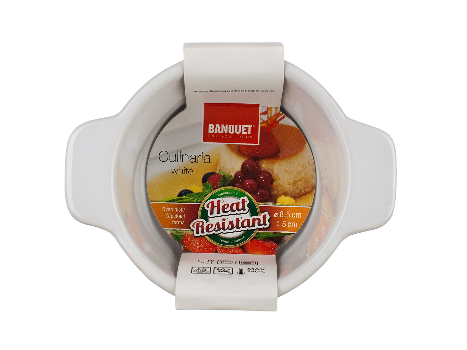 forma zapékací kul. pr. 8,5x5cm CULINARIA keramická BÍ 0.21 Kg MTA MAXMIX Sklad14 325601