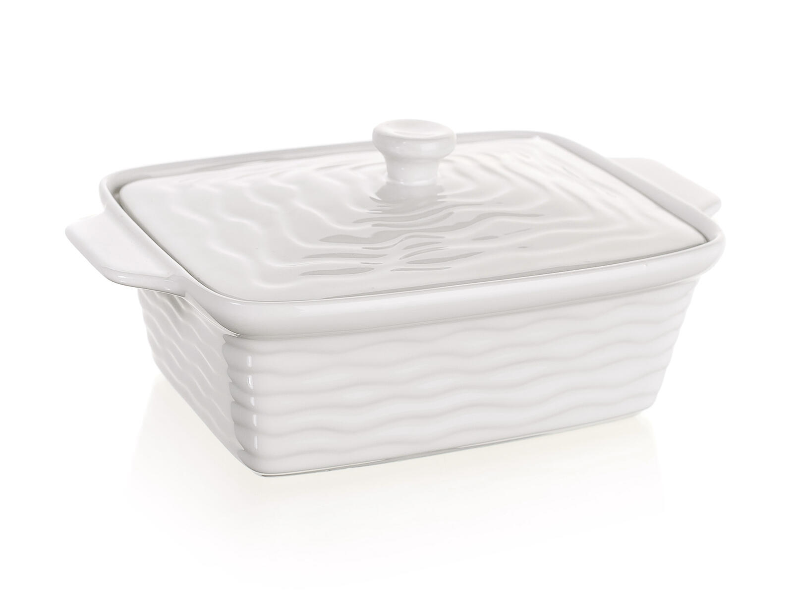 forma zapékací obdél. 28x18cm CULINARIA s víkem keramická BÍ 1.82 Kg MTA MAXMIX Sklad14 325603