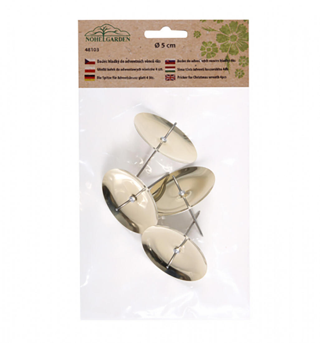 držák na svíčku zápich pr.50mm ZLA (4ks) 0.02 Kg MTA MAXMIX Sklad14 665946