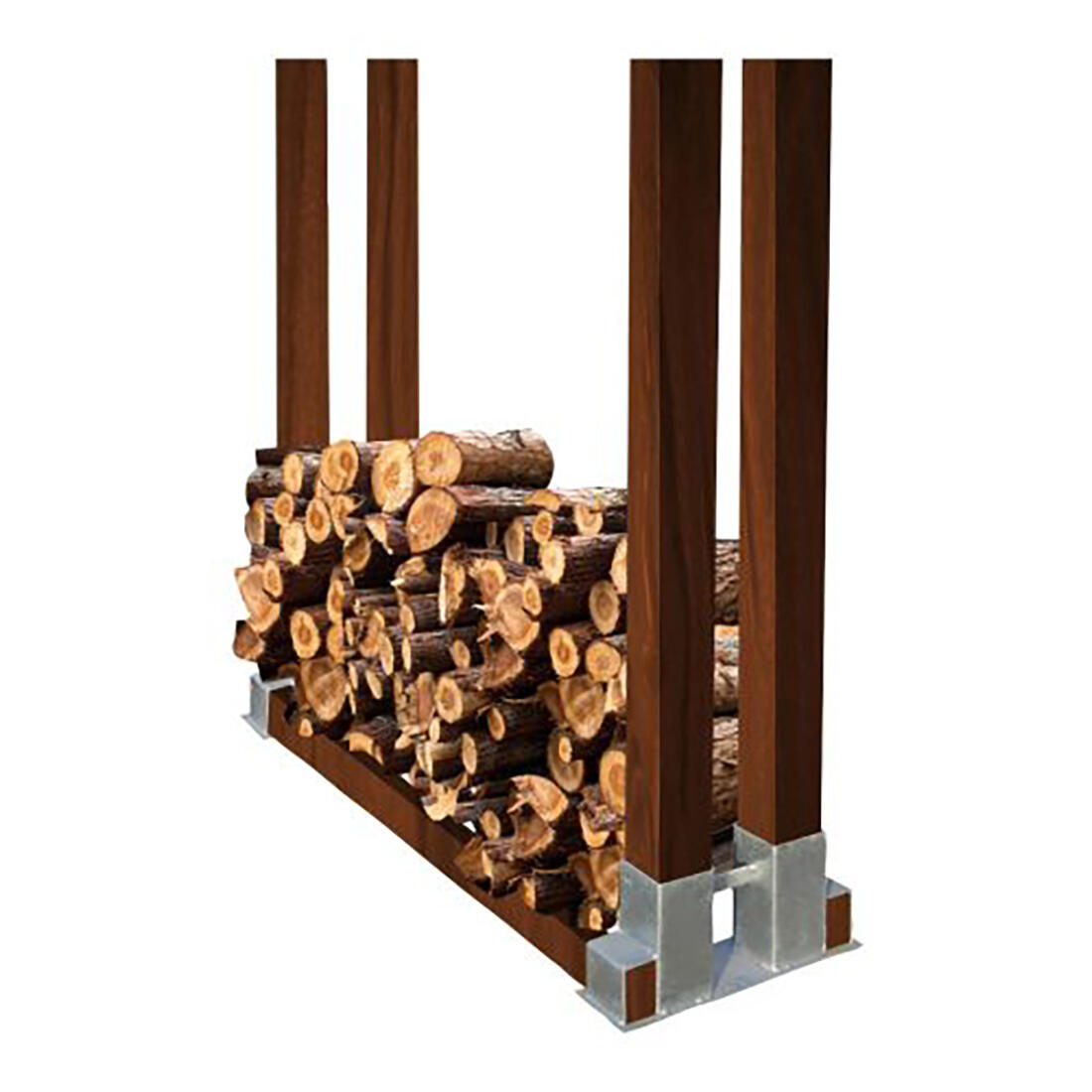 stojan na palivové dřevo 340x150mm Zn  (1ks) 2.1 Kg MTA MAXMIX Sklad14 584331