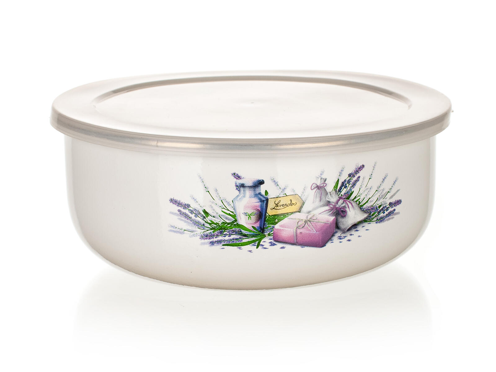 miska sada 8díl. (10,14,16,18cm + 4 víčka) smalt LAVENDER 0.49 Kg MTA MAXMIX Sklad14 325793