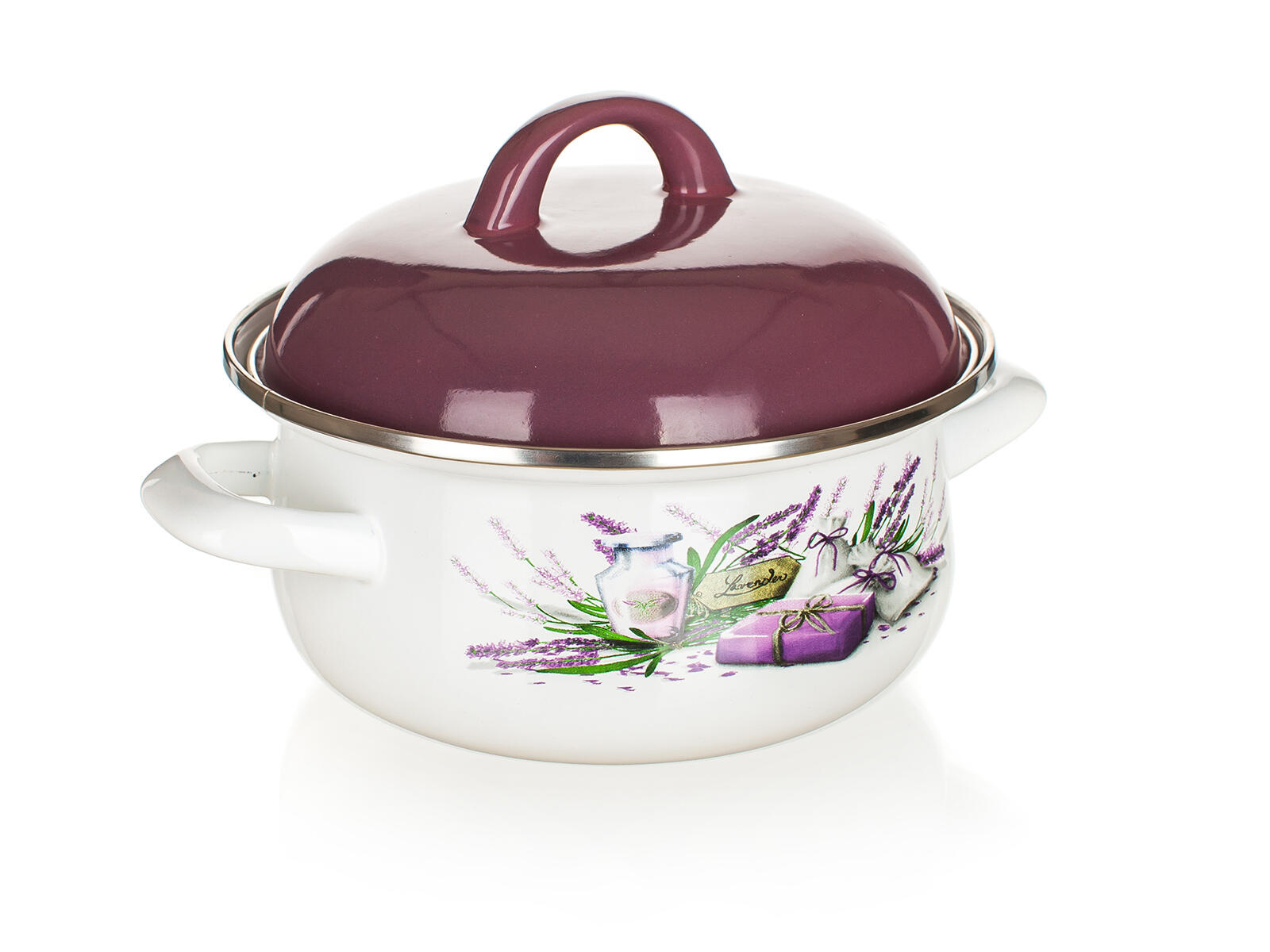 kastrol LAVENDER 22cm 2,9l s poklicí 0.88 Kg MTA MAXMIX Sklad14 325797 8591022352021