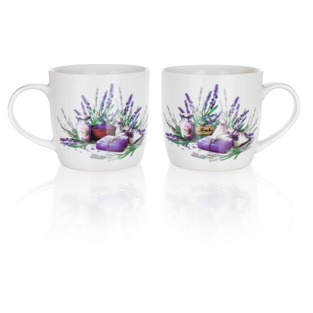 hrnek 360ml LAVENDER keramický (2ks) 0.57 Kg MTA MAXMIX Sklad14 325815