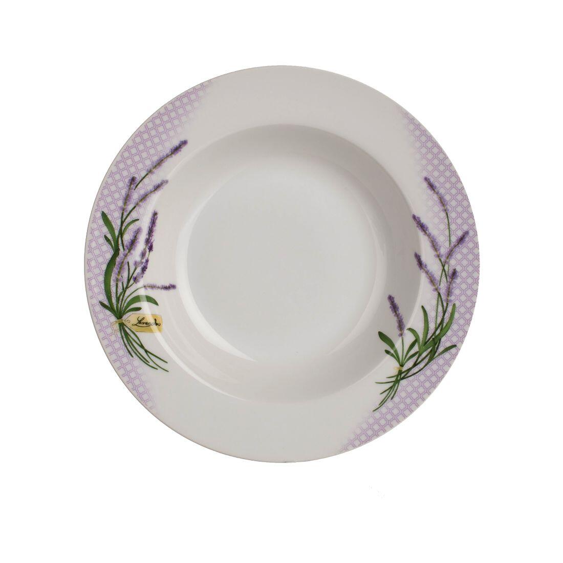 talíř hluboký 21,6cm LAVENDER porcelánový 0.33 Kg MTA MAXMIX Sklad14 325820