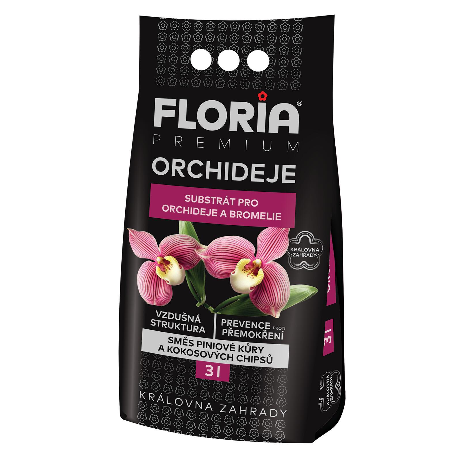 substrát pro orchideje 3l FLORIA 0.5 Kg MTA MAXMIX Sklad14 912539