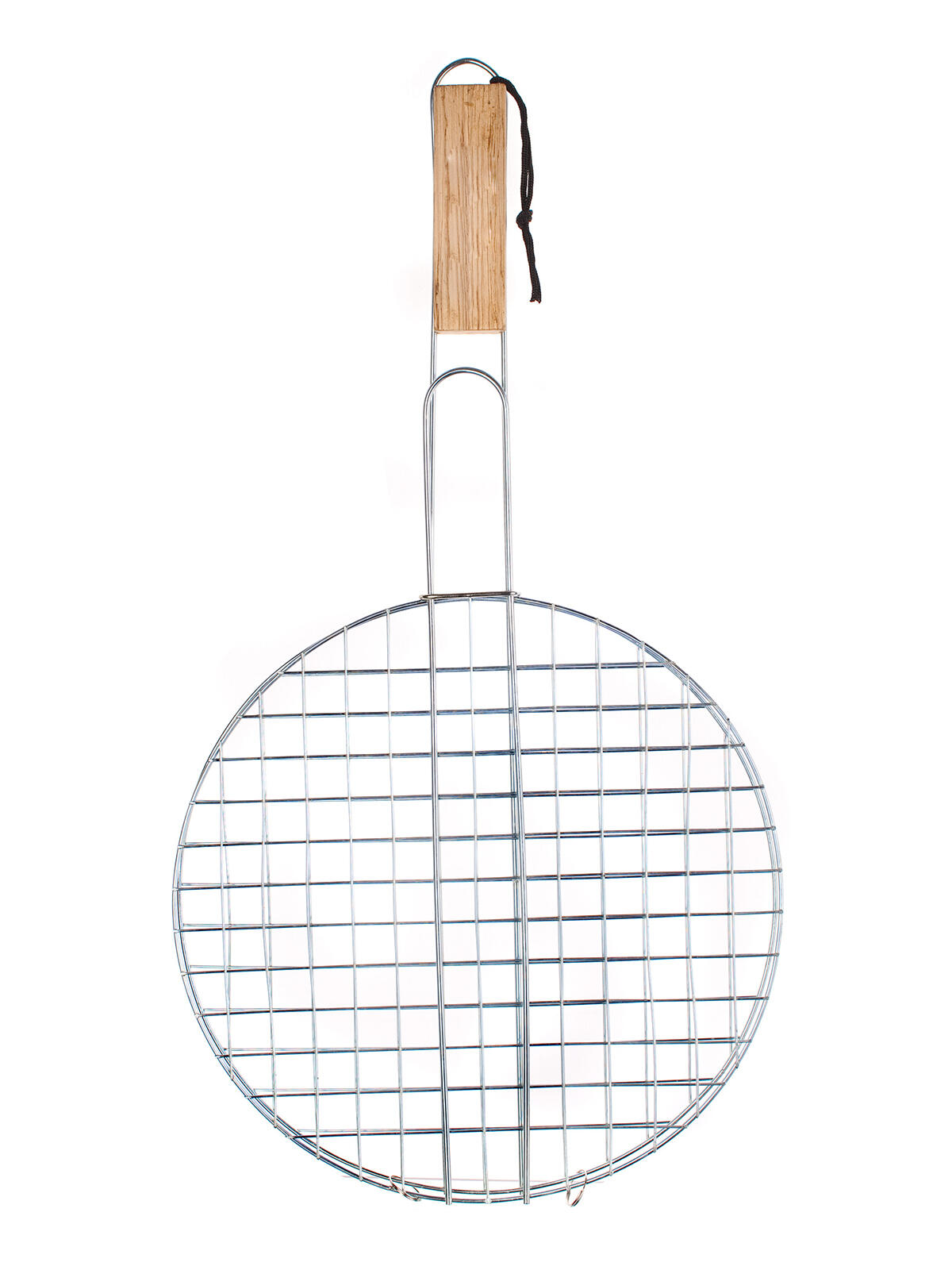 mřížka opékací kulatá pr.30cm BBQ, dřev. rukojeť 0.55 Kg MTA MAXMIX Sklad14 368676