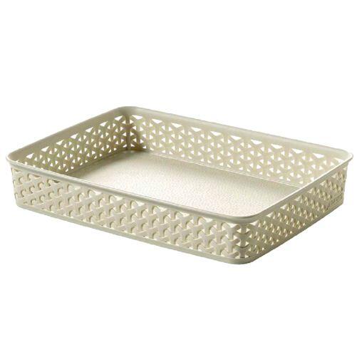 košík RATTAN 36x26x6cm "Y" STYLE, PH KRÉM 0.28 Kg MAXMIX Sklad14 270103 38