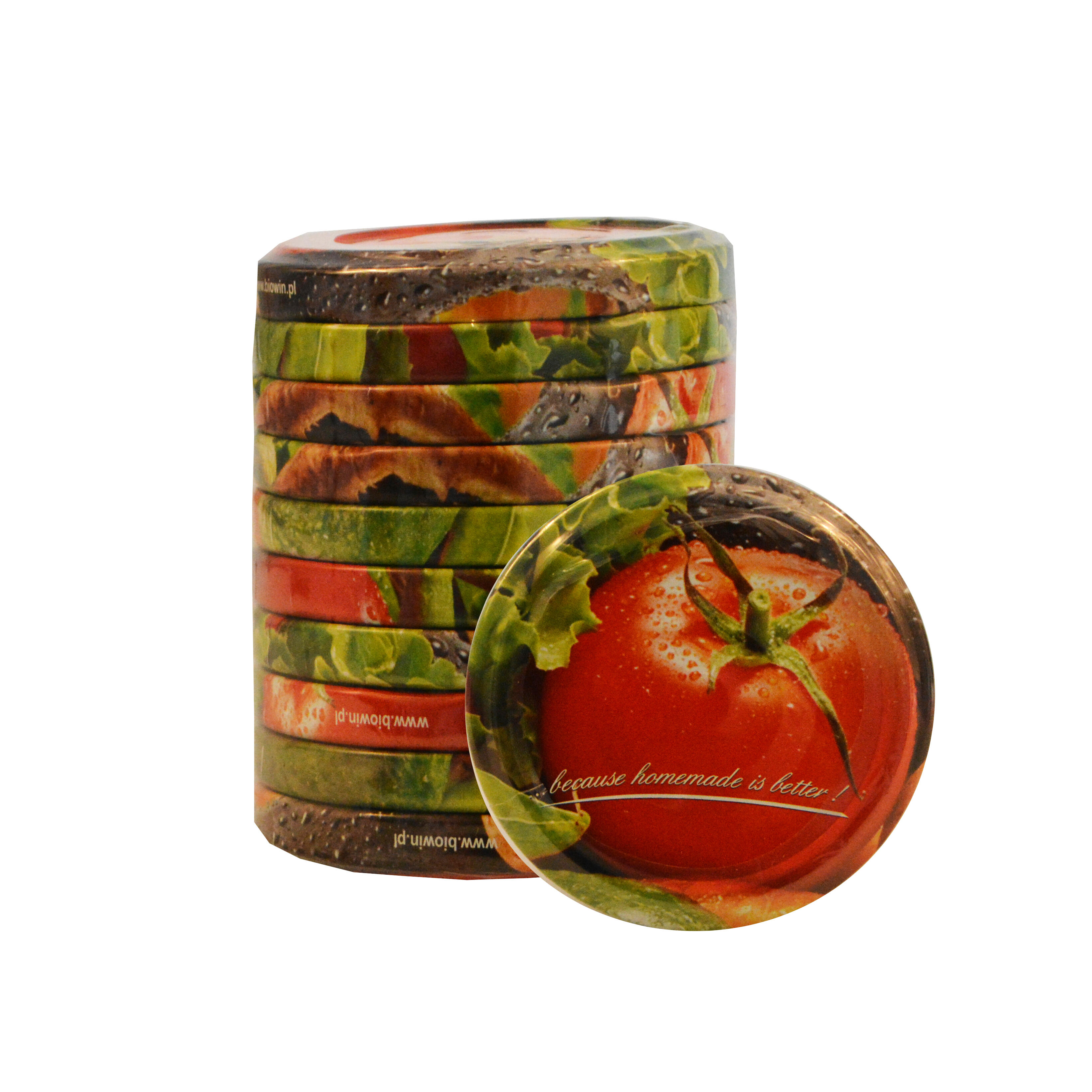 víčko TWIST  66 dekor ZELENINA (10ks) 0.1Kg MAT MAXMIX Sklad14 236187