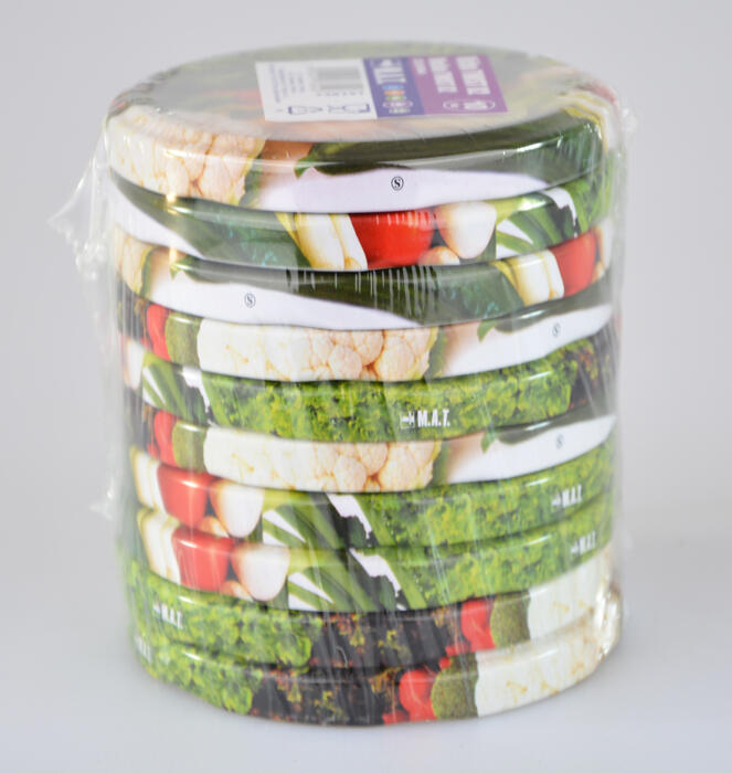 víčko TWIST  66 dekor ZELENINA (10ks) 0.1 Kg MTA MAXMIX Sklad14 236187