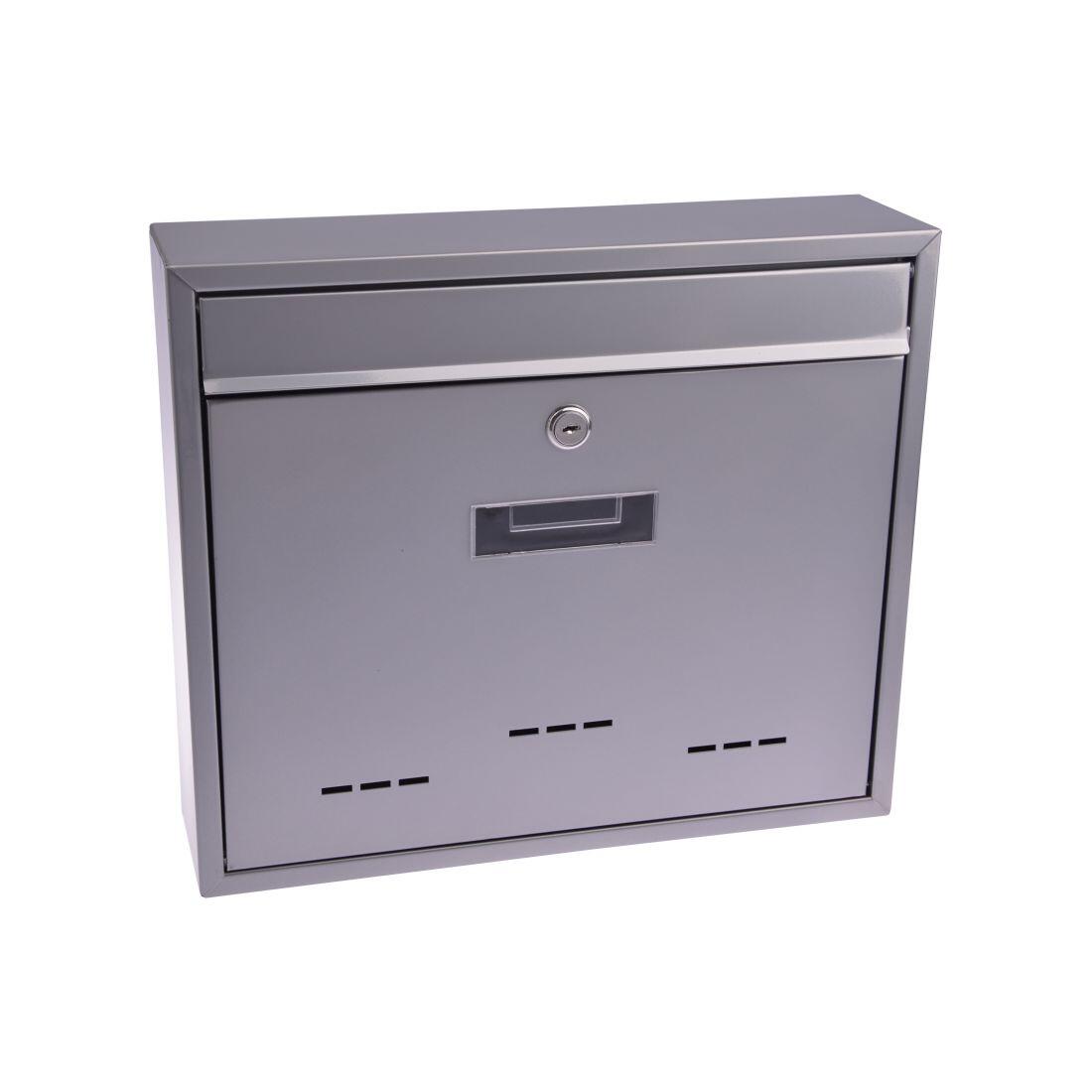 schránka pošt.RADIM V 360x310x90mm, zadní vhoz, nerez 2.1Kg MAT MAXMIX Sklad14 523917