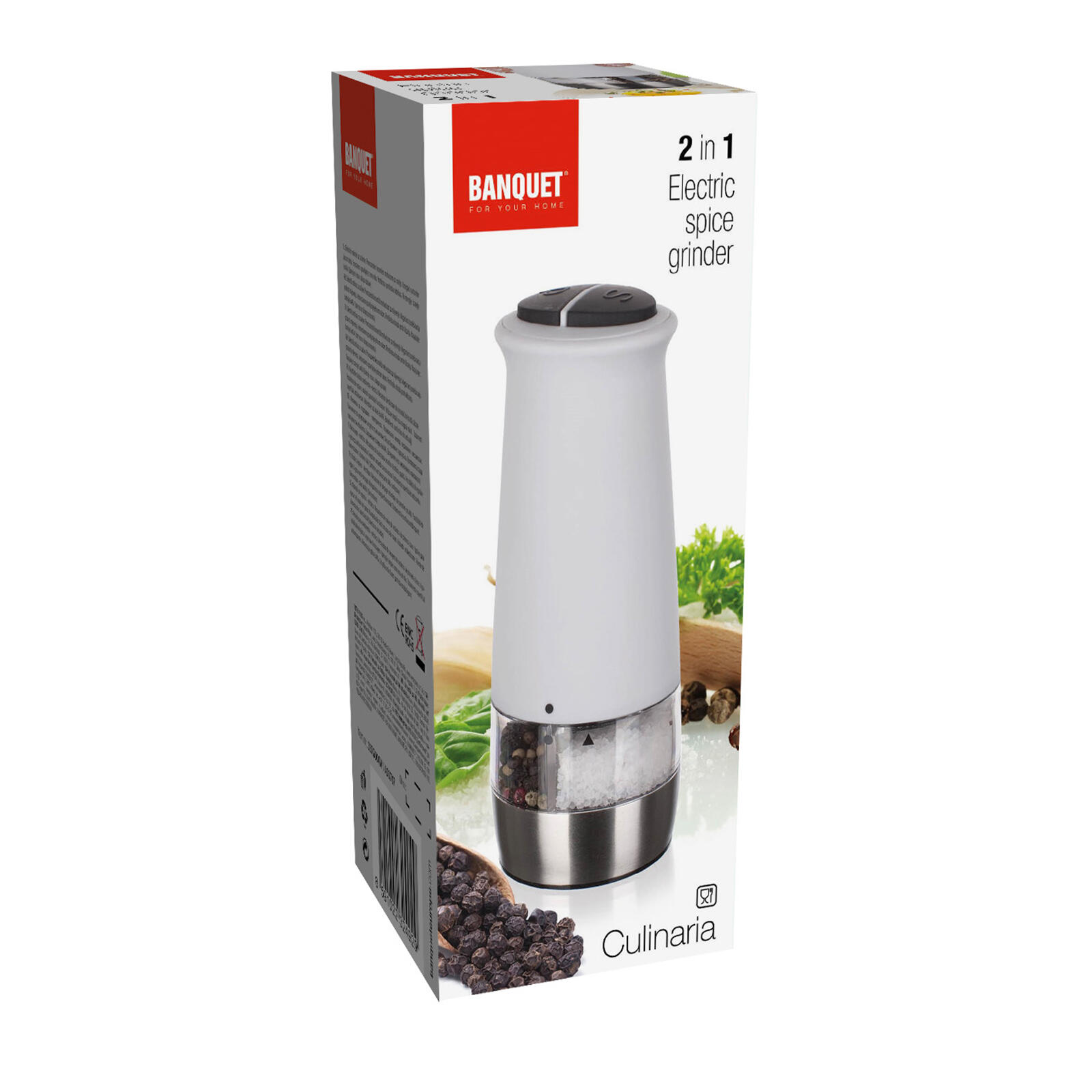 mlýnek na koření elektrický 2v1 PH BÍ 0.35 Kg MTA MAXMIX Sklad14 368771