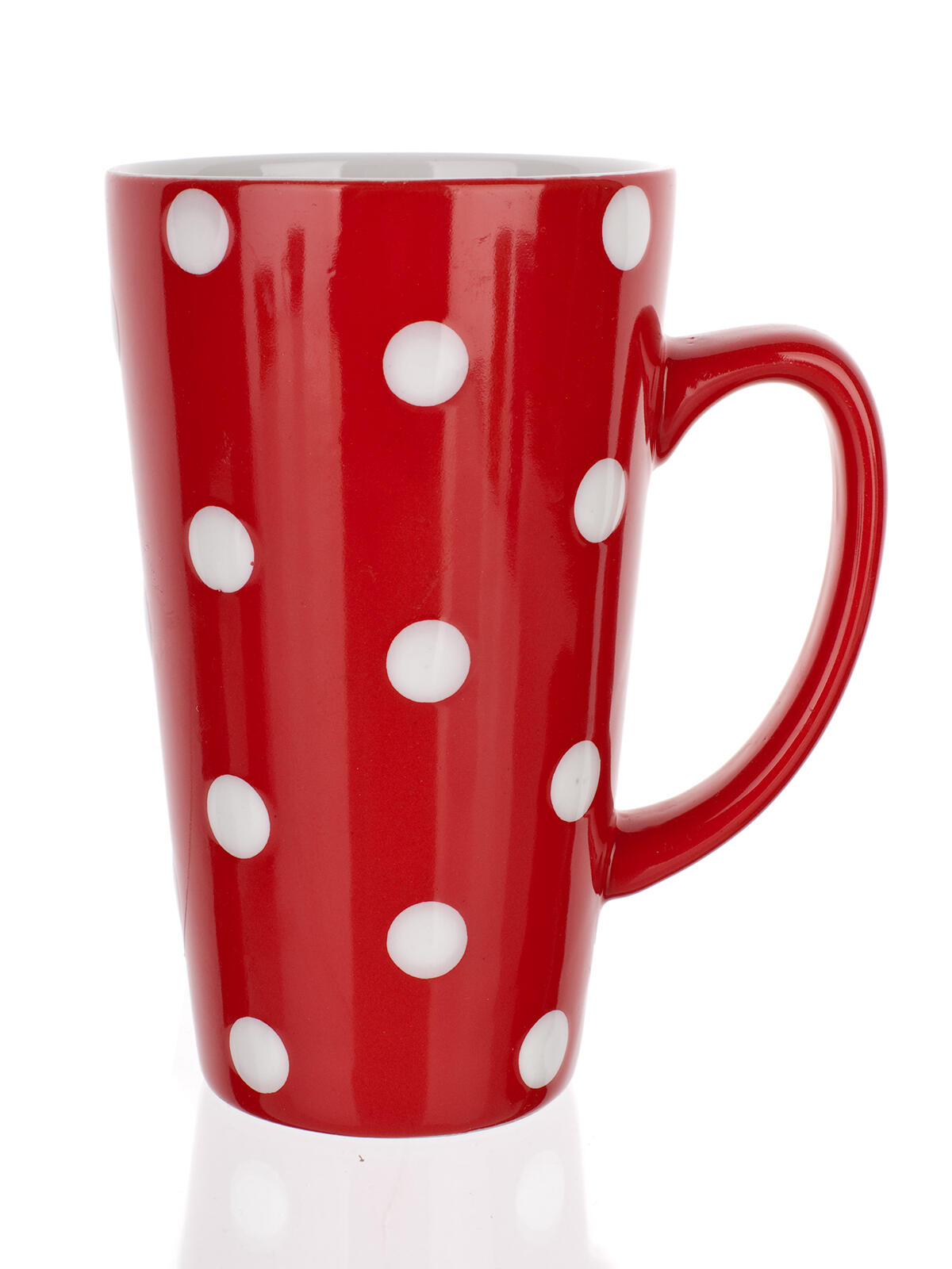 hrnek 450ml puntíky vysoký ČRV keramický 0.42 Kg MTA MAXMIX Sklad14 368830