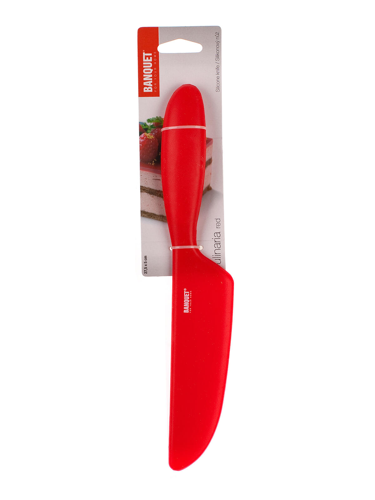 nůž 27,5cm CULINARIA RED silikon 0.1 Kg MTA MAXMIX Sklad14 368872 8590419043528