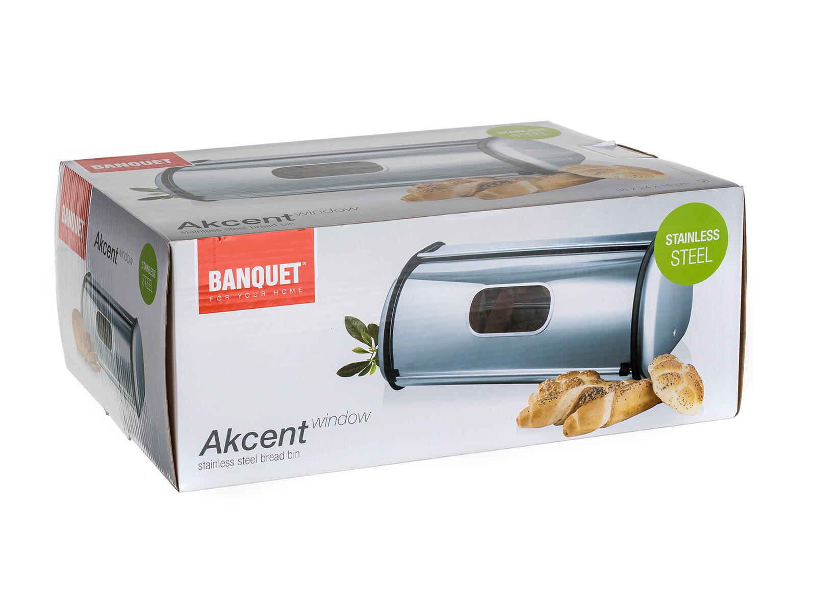 chlebovka 43,5x27,5x18,5cm AKCENT nerez 1.3 Kg MTA MAXMIX Sklad14 368951
