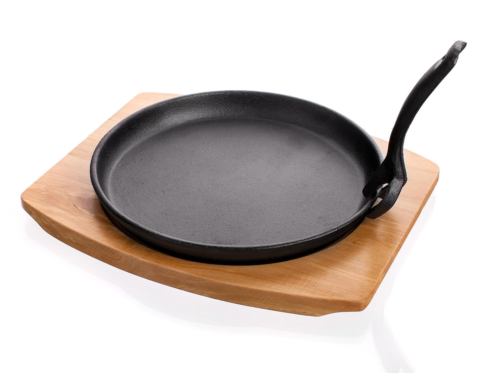 pánev 22cm GRADA litina + dřev.prkénko