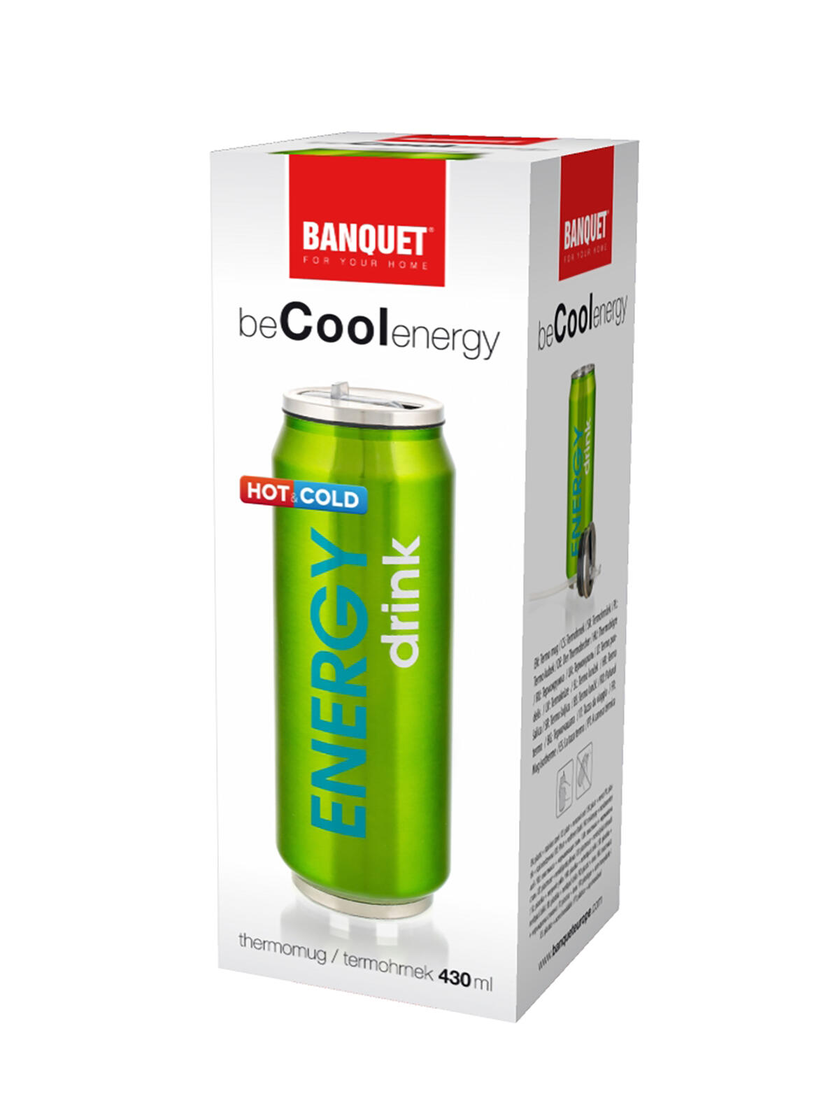 termoska 0,43l plechovka BE COOL ENERGY ZE