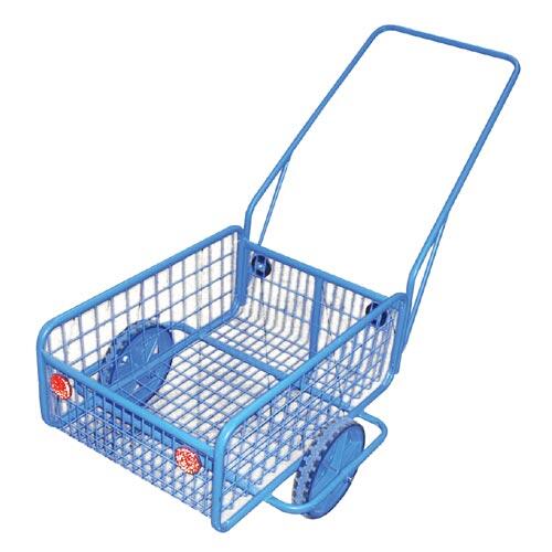 vozík RAPID V, plochá obruč, komaxit, 450x640x280(1320)mm 11 Kg MTA MAXMIX Sklad14 485121