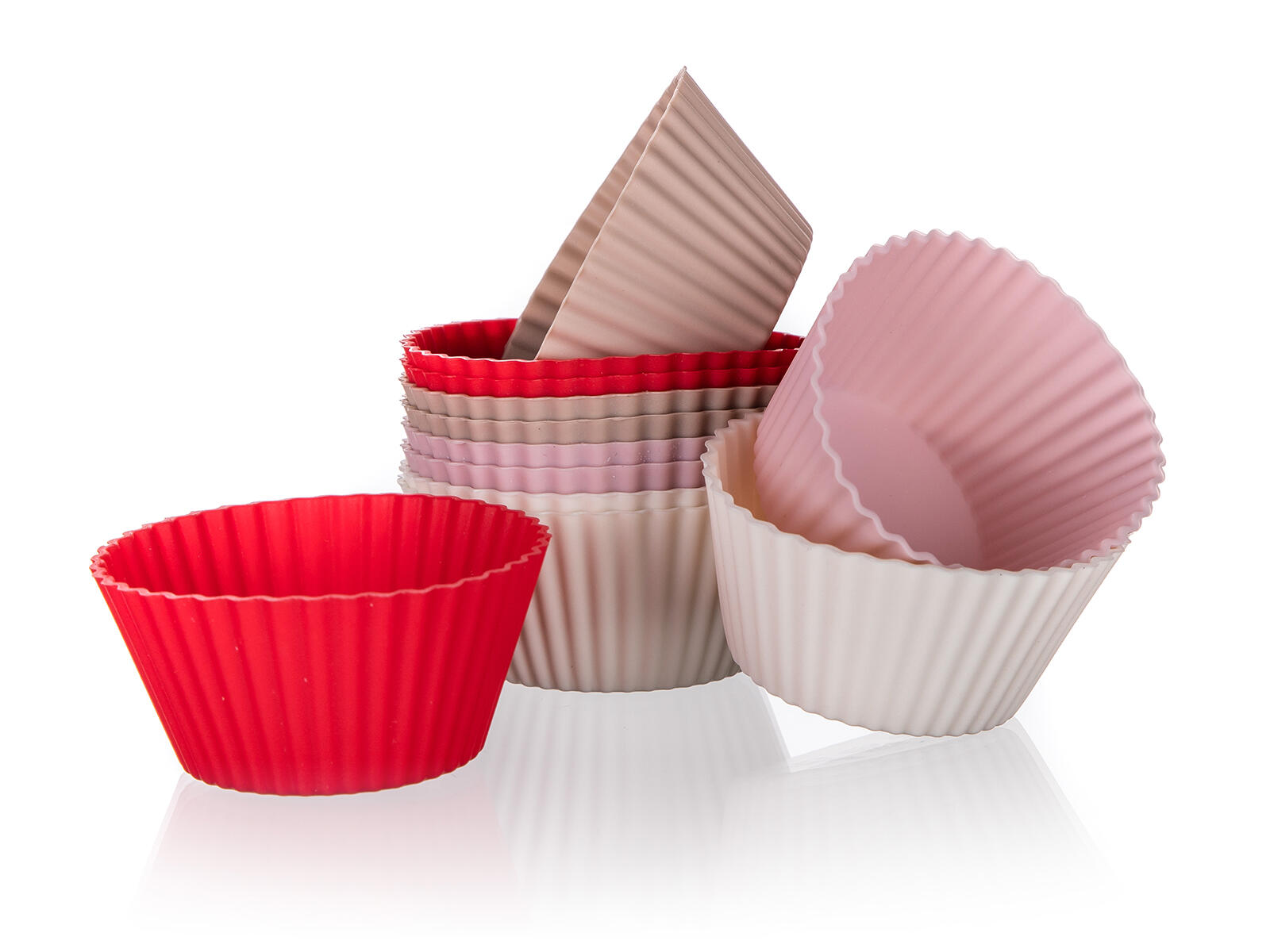 košíček na pečení 6x2,7cm silikon mix barev (12ks) CULINARIA Red 0.09 Kg MTA MAXMIX Sklad14 368978