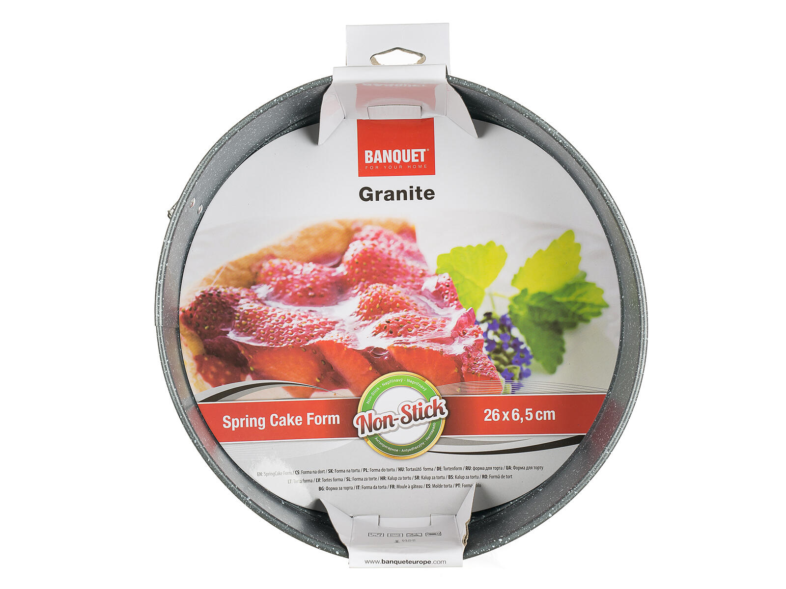 forma na dort 26cm nepřiln.povrch GRANITE 0.36 Kg MTA MAXMIX Sklad14 368993