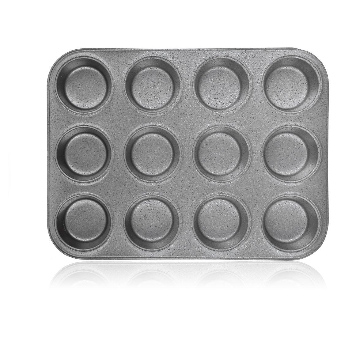 forma na muffiny 12ks 35x26,5x3cm GRANITE nepřiln.povrch 0.56 Kg MTA MAXMIX Sklad14 368996