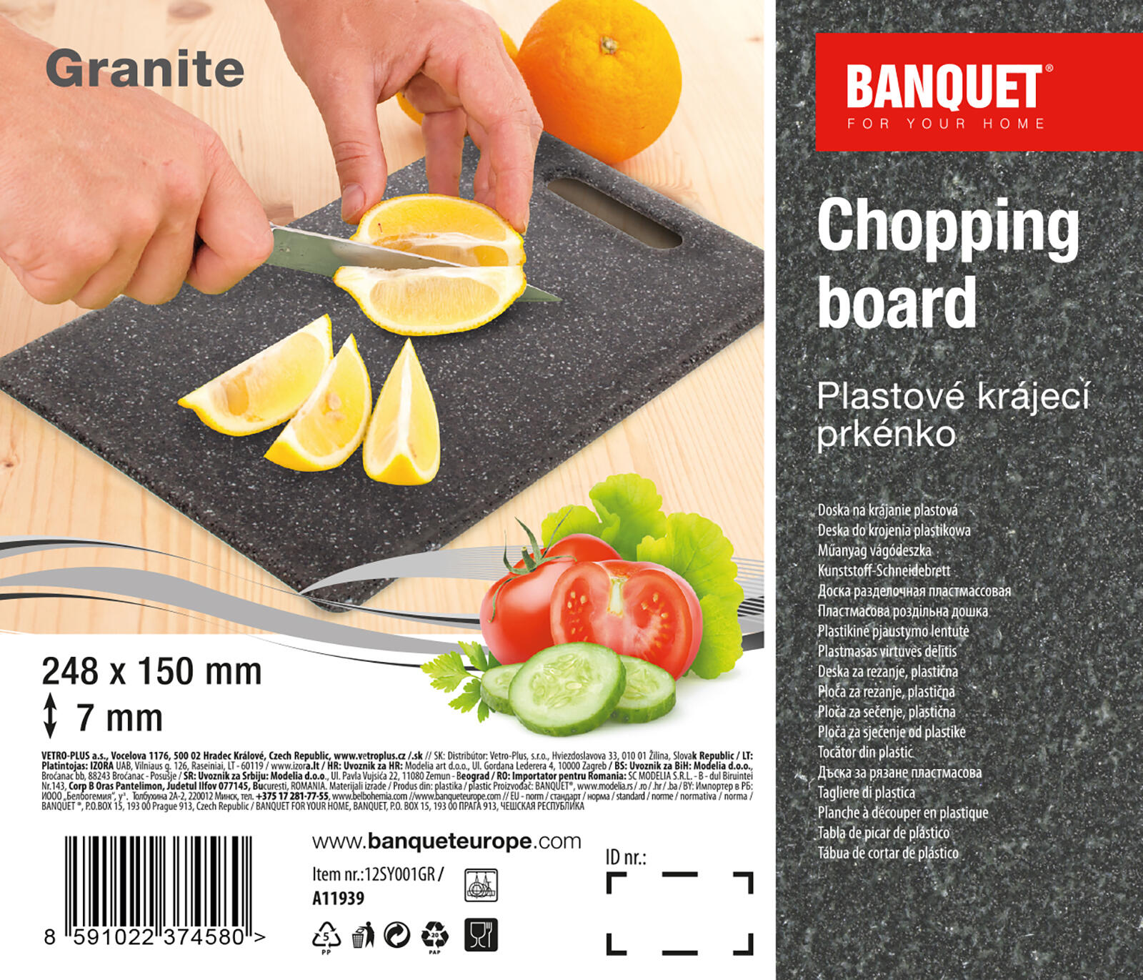 prkénko 24,8x15cm GRANITE PH ŠE 0.21 Kg MTA MAXMIX Sklad14 368997