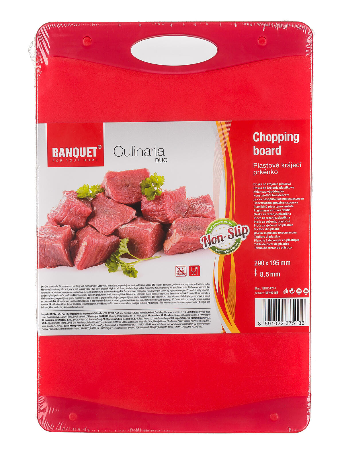 prkénko 37x25,5cm PH protiskluz. DUO ČRV 0.73 Kg MTA MAXMIX Sklad14 369028