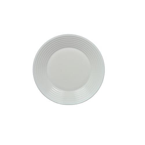 talíř mělký skleněný HARENA 25cm BÍ 0.36 Kg MAXMIX Sklad14 265655 47