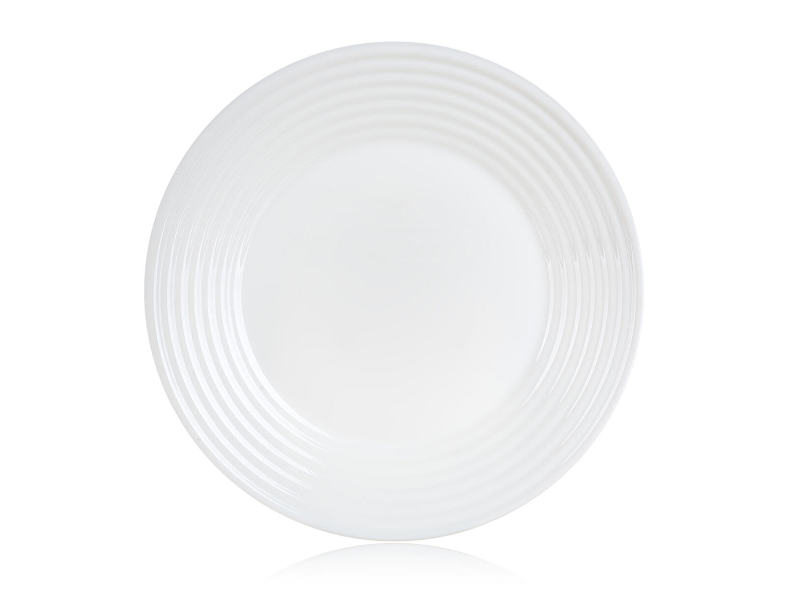 talíř mělký skleněný HARENA 25cm BÍ 0.36 Kg MTA MAXMIX Sklad14 265655