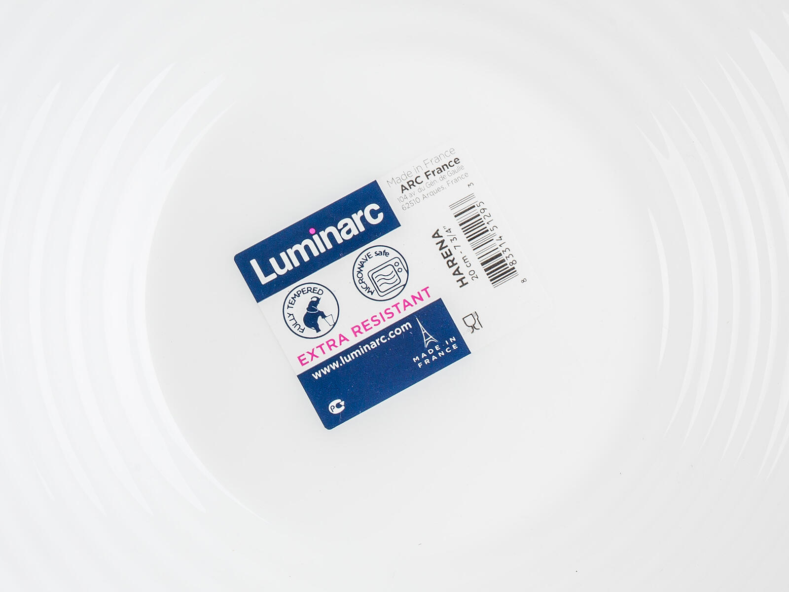 miska polévková skleněná 20cm HARENA BÍ